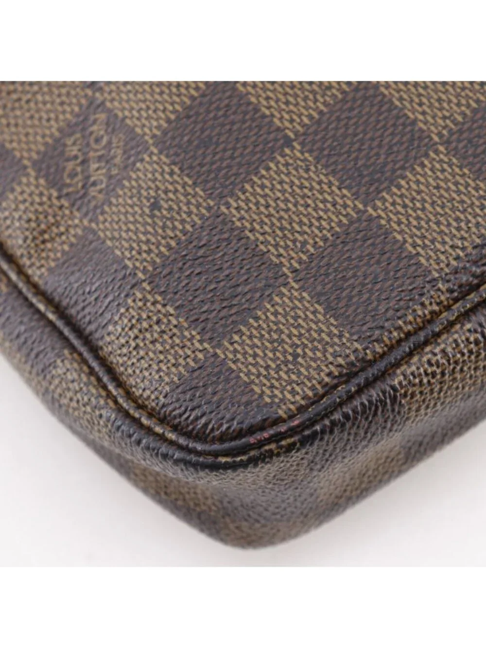 Louis Vuitton Pochette Pouch Damier Canvas Brown